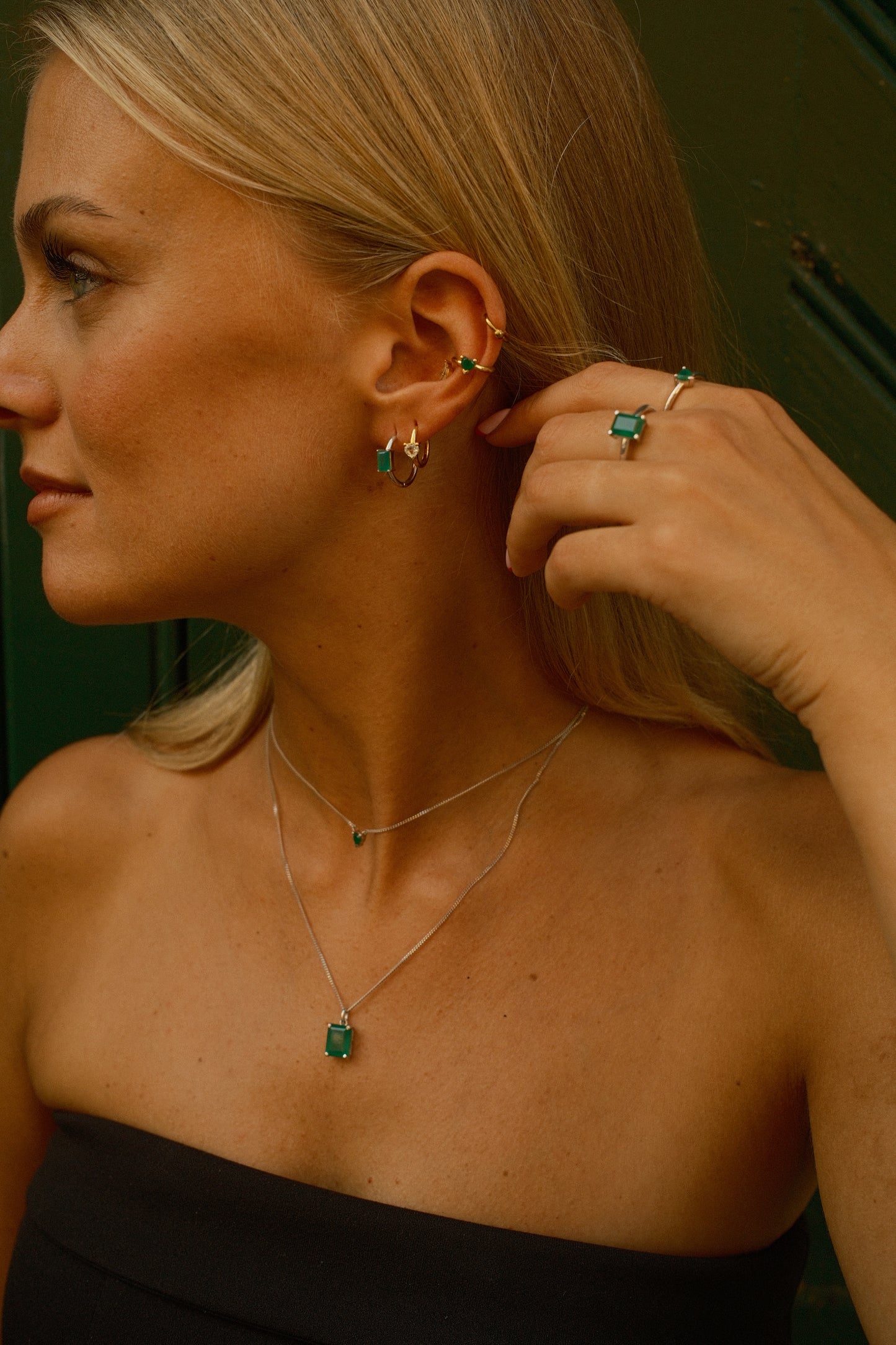 NOLI'S SOUL ONYX HOOPS