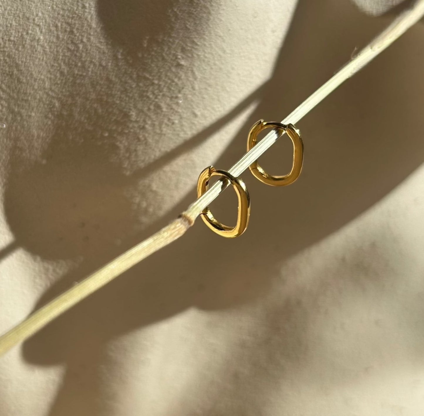 Mi Amor Mini Hoops 18K Gold Vermeil