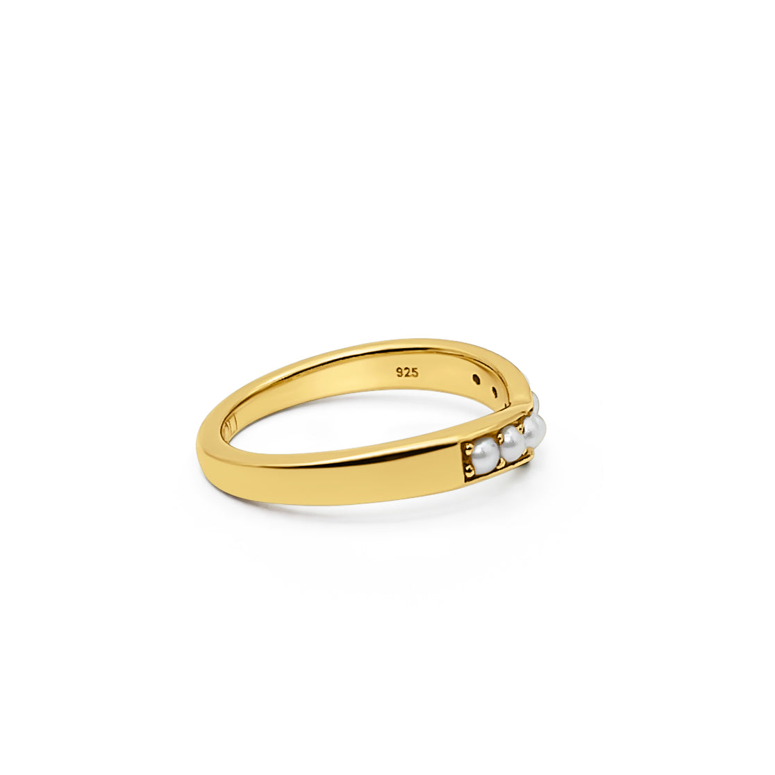 Mi Amor Pearl Ring 18K Gold Vermeil