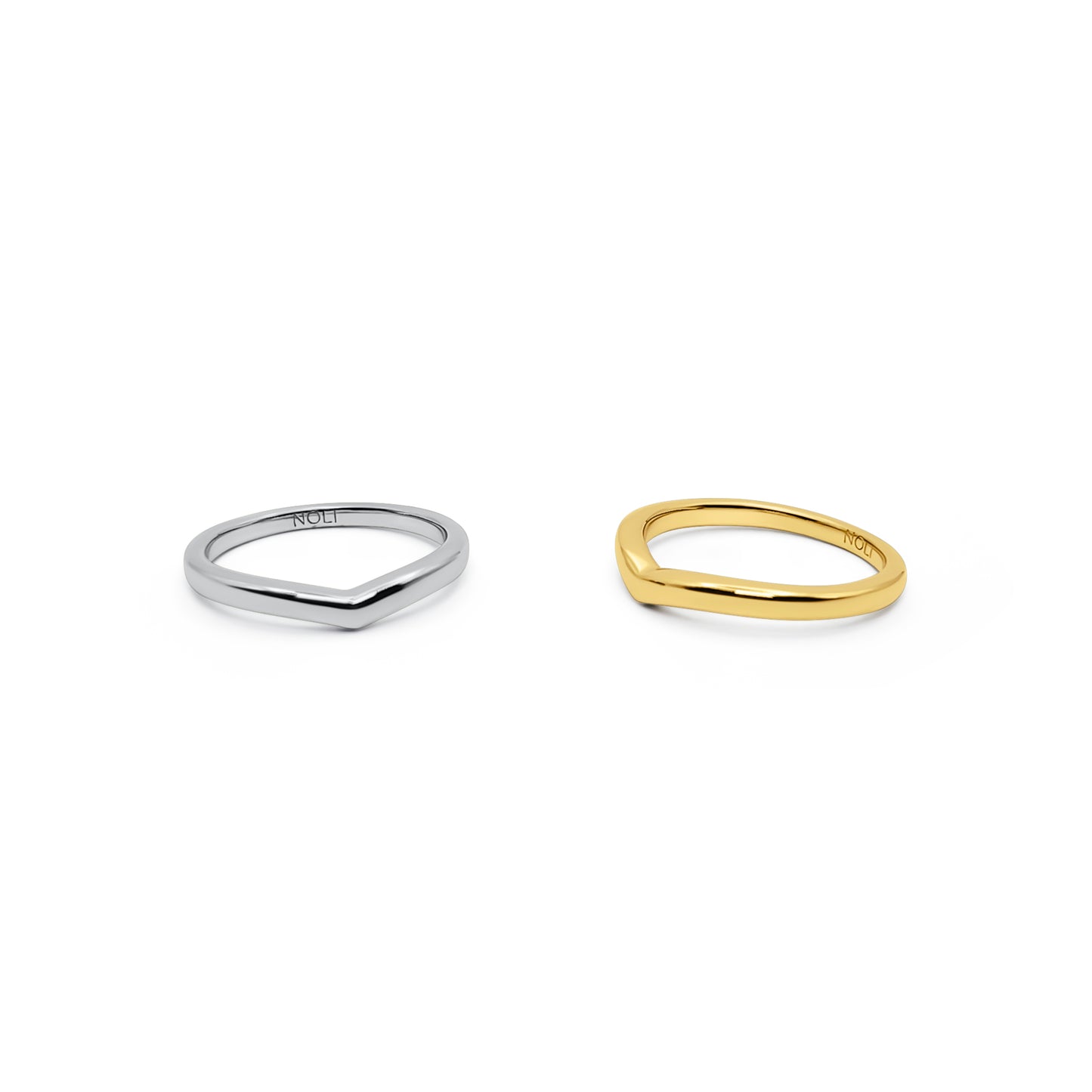 Mi Amor Ring 18K Gold Vermeil und recyceltes 925er Sterling Silber (rhodiniert)